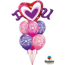 Bukiet 708 I (Heart) U Valentine #54894 40317-6